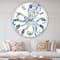 Designart 'Octopus Made Of Octopus Large Nautical & Coastal Wall Clock